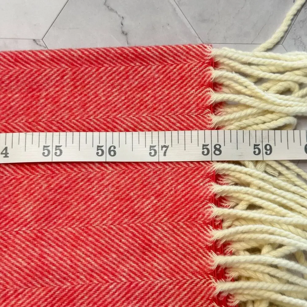 Lands Downunder Throw Blanket Pink Herringbone 52x60